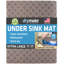 Tapis sous-lavabo XL, doublure d'armoire protectrice pour la cuisine et la salle de bain - absorbant, imperméable et ajustable (24 po x 59 po) (taupe) (fabriqué aux États-Unis)-2030351386-2030351383