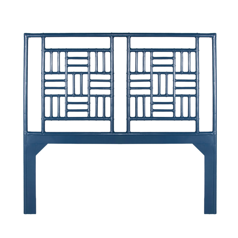 Finn Queen Bed, Pool Blue, Queen, Navy Blue