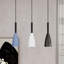 3 - Light White；black；blue Dome Pendant