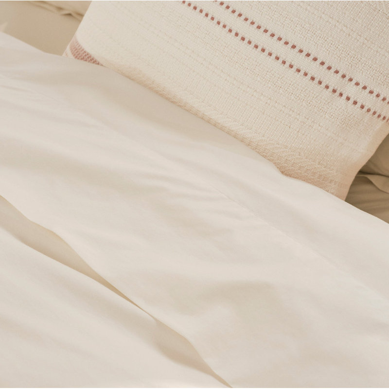 Refined Organic Sheet Set, Queen Sheet Set with 2 Pillowcases, Undyed