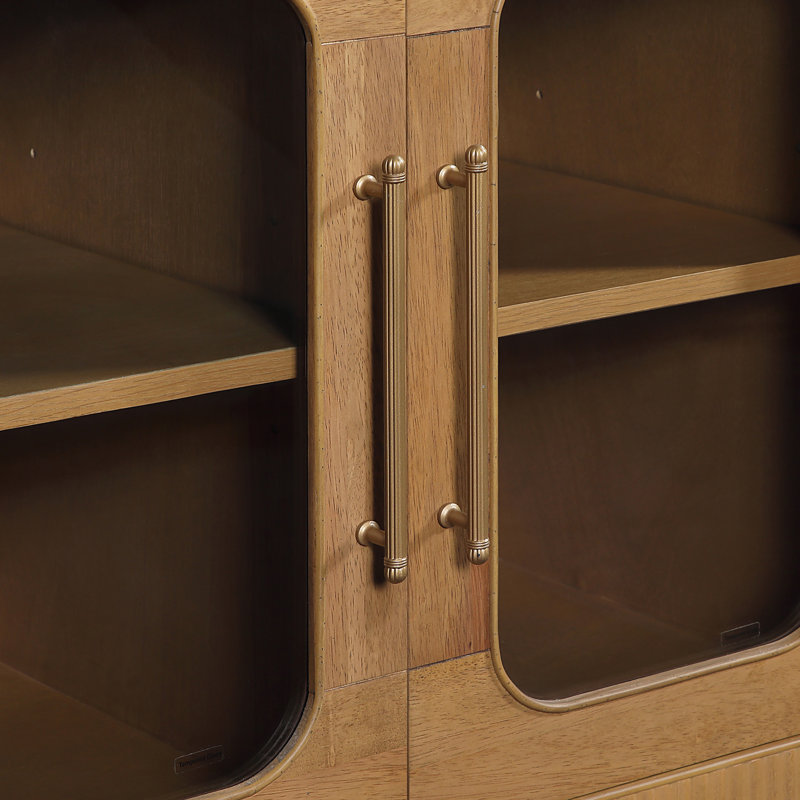 Preston 4-Door Modern Server, Butterscotch