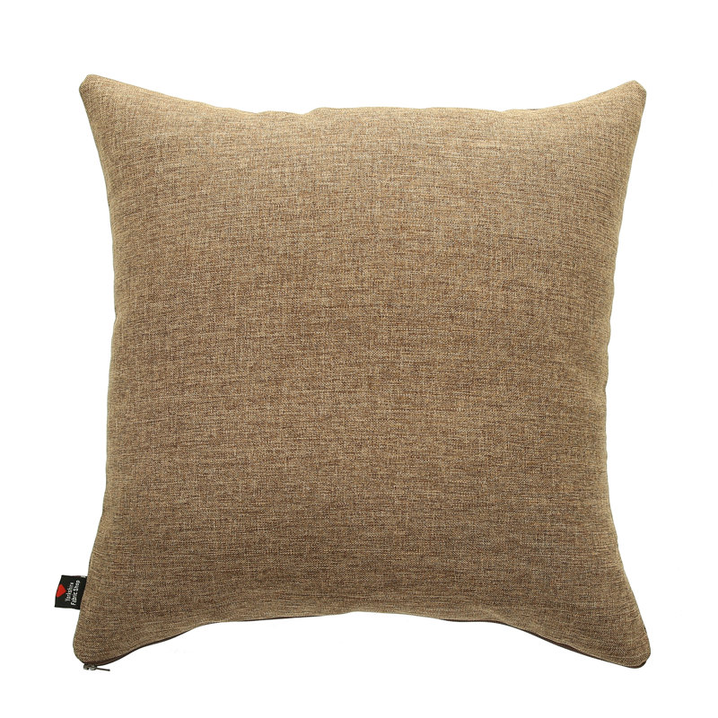 Millet Square Cushion, 43 x 43cm, Brown