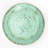 13"W Round Antique Cement Gracie Decorative Pastry Tray, Serving Display Plate-1461547579