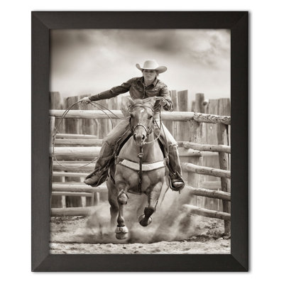 « cowgirle em », reproduction de photo