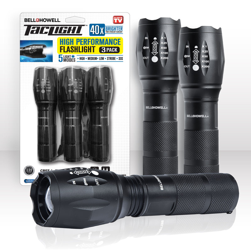 5.15'' Battery Powered Integrated LED Flashlight
