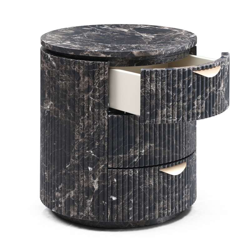 Table de chevet 3 tiroirs Modern