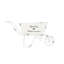 Blanc antique, fer vieilli, pot à fleurs brouette, 11,5 po x 4 po x 7 po, petites plantes artificielles, plantes grasses de comptoir,