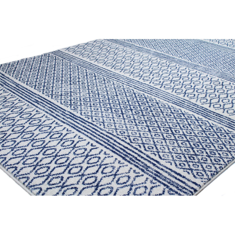 Leona Geometric Area Rug, Rectangle 107 x 168cm