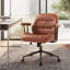 Faux Leather Swivel Armchair-53471651