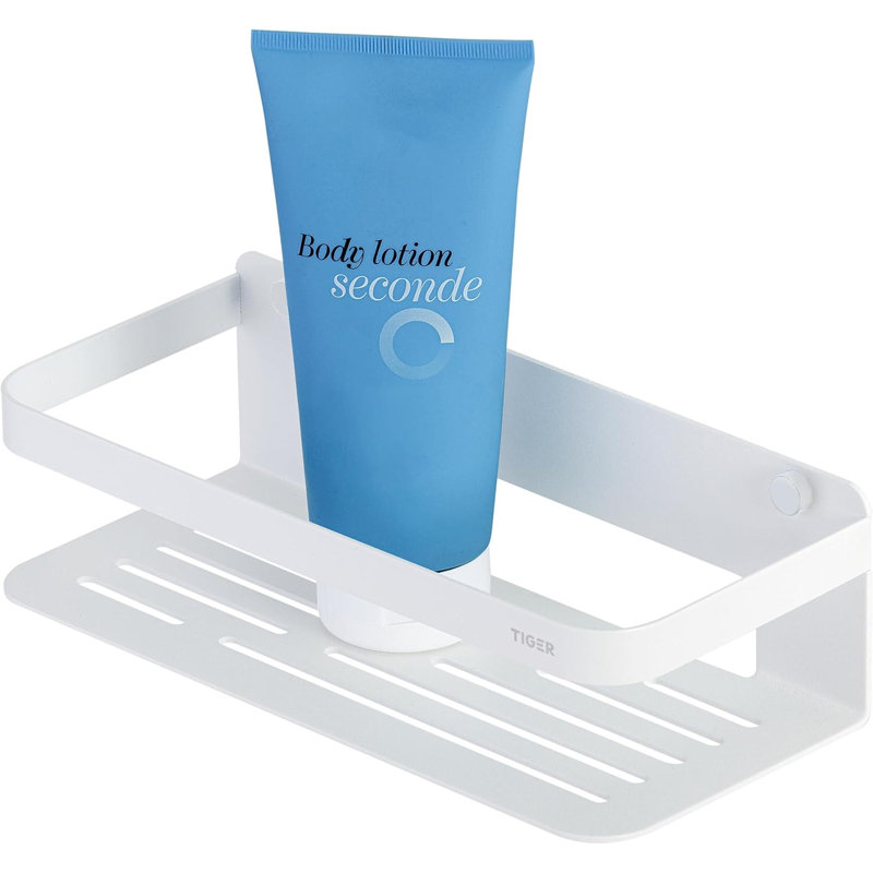 Wall Mounted Required Shower Caddy, White