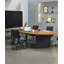 Bureau / bureau en demi-cercle en bois massif-397275299