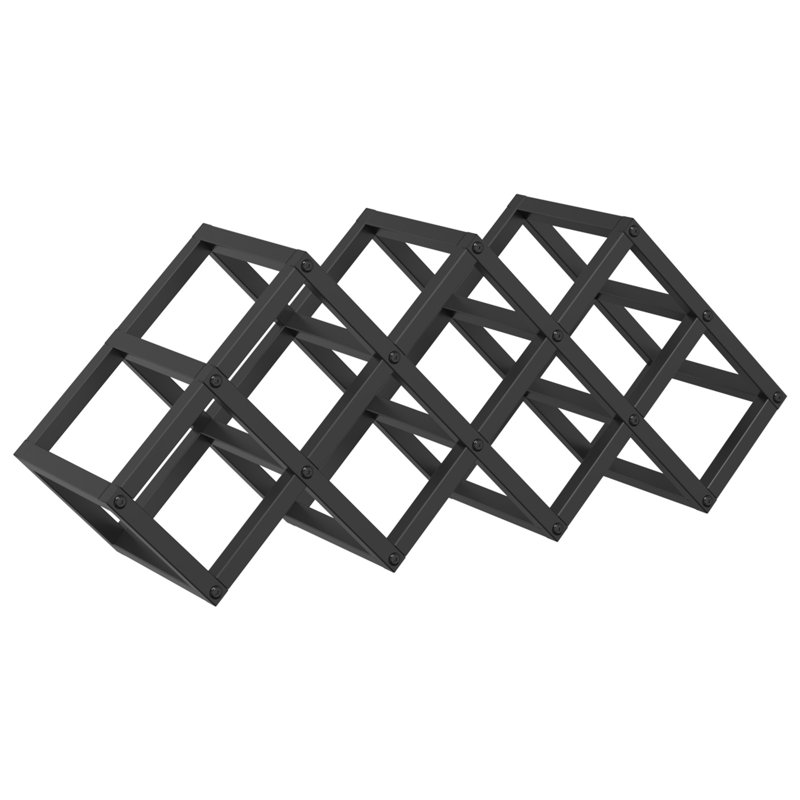 Tabletop Wine Bottle Rack Black