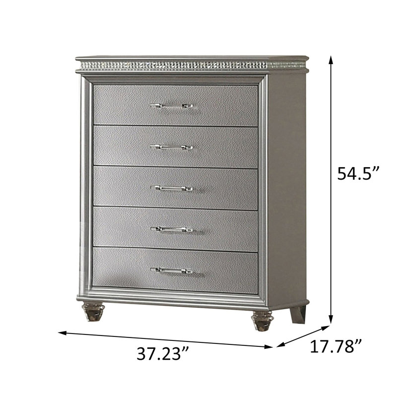Commode 5 tiroirs l 37,23 po