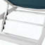 Chaise longue Cape Coral KD avec sièges en filet et roulettes-69038880