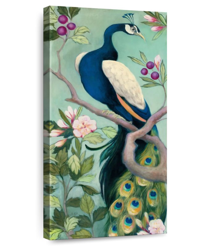 Brampt Pretty Peacock I, 24" H x 12" W