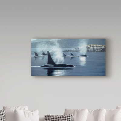 Etelca 'Morning Mist' Graphic Art Print on Wrapped Canvas