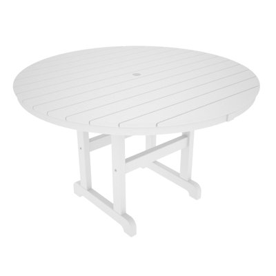 POLYWOOD Round Farmhouse Dining Table