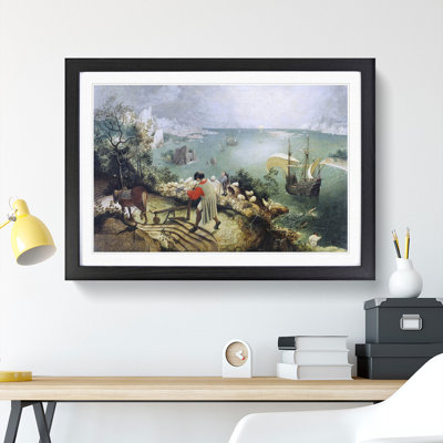 The Fall of Icarus by Pieter Bruegel the Elder - Picture Frame Painting