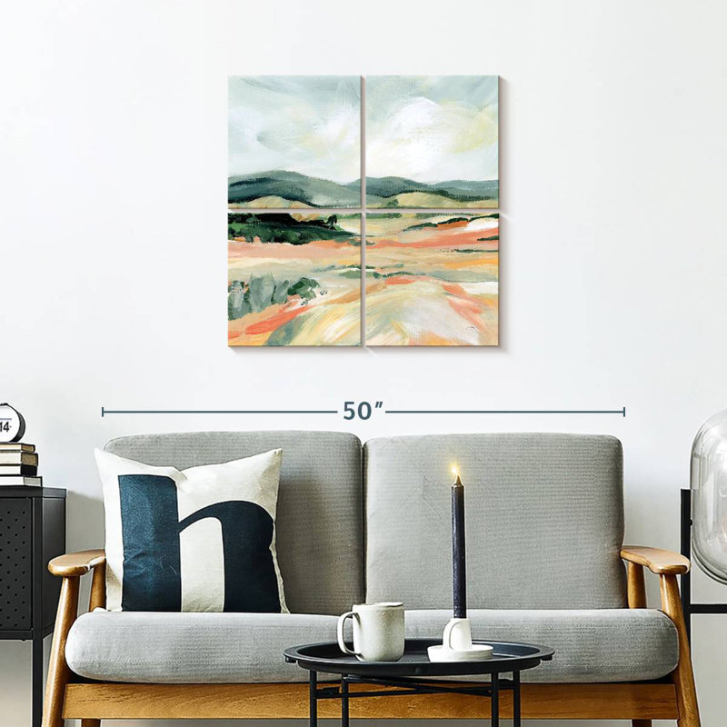 Alvord Vermillion Landscape I, H 26 po x l 26 po