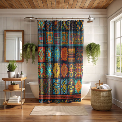 Native Textures - Rideau de douche Premium