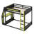 Gaming Bunk Bed With Side-Mounted Oversized RGB Desk-693166699