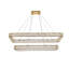 Luminaire suspendu double DEL chromé Maart-1601872523-1601872519