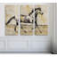 Reproduction d’art sur toile tendue multi-pièces Golden Stallion I-24622110