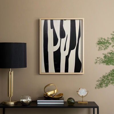 ABSTRACT Series DCLXXXIX Framed Print - Solid Wood