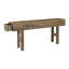Console cachée en bois massif 84 po