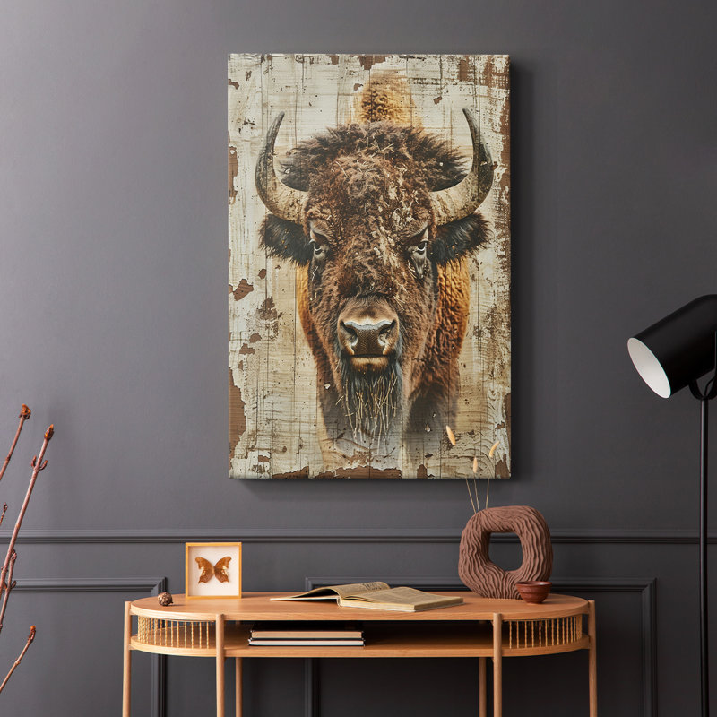 ANIMALS Series CDL XXXVII - Toile tendue avec châssis Premium - Prêt à être accroché, H 27 po x l 18 po