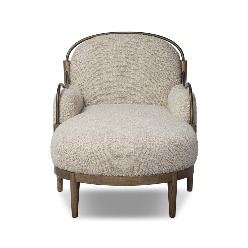 Demi Chaise Lounge, Gray Acrylic