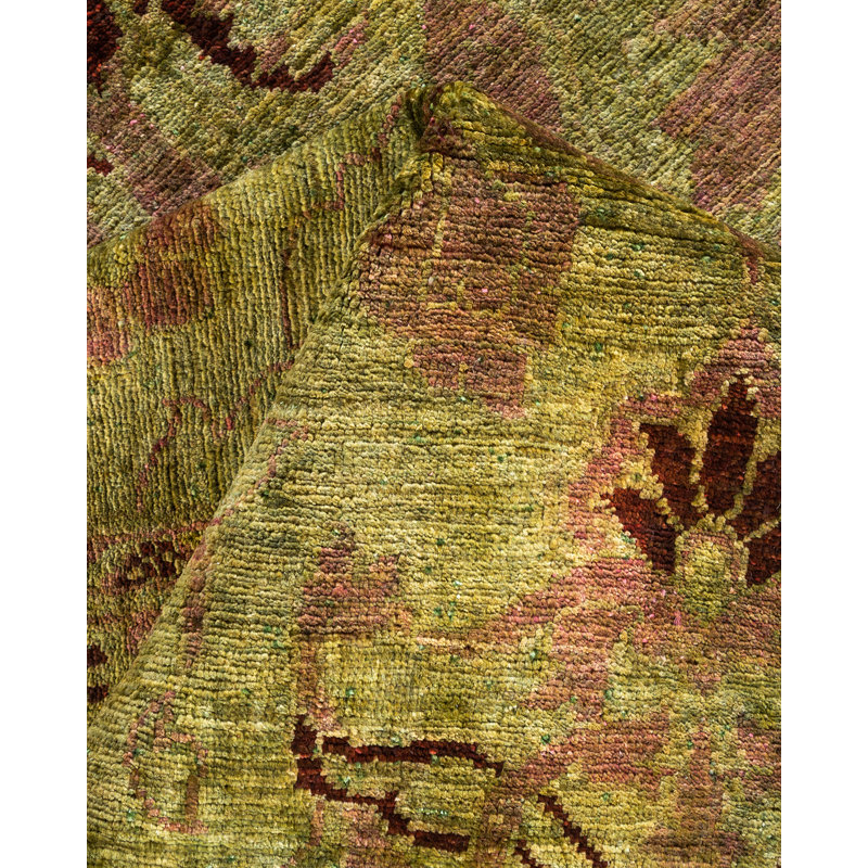 Kendyll One-of-a-Kind 8 X 10 2010s Wool Area Rug in Grey