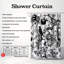 Rideaux de douche 1 pièce Spooky Chinoiserie Motifs-100722397