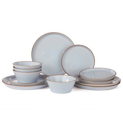 Saturn Plates And Bowls Sets, 12 Piece Dinnerware Sets
