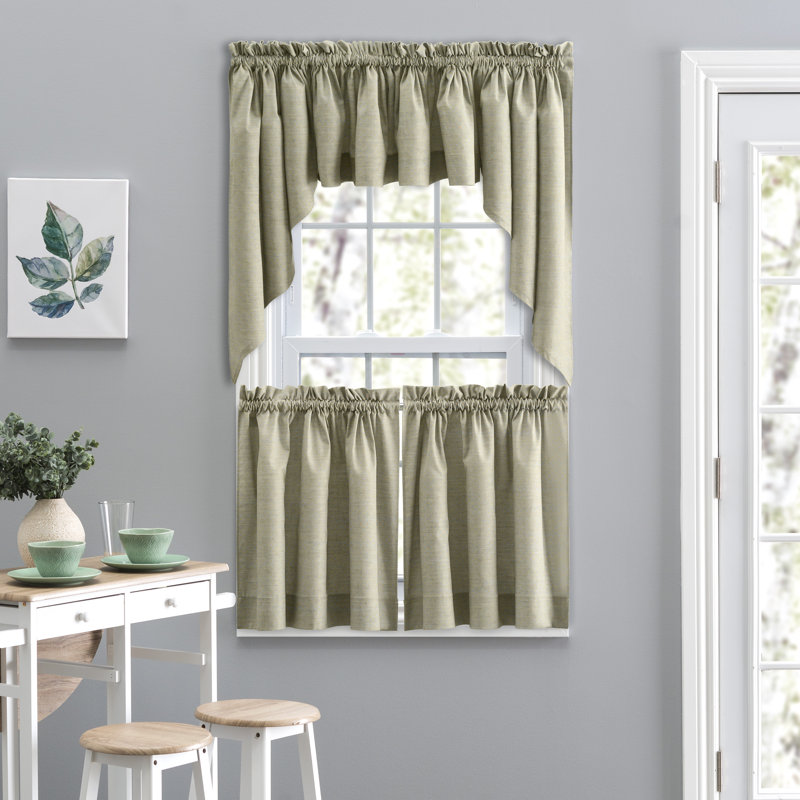 Lisa Tailored Window Valance, Mist