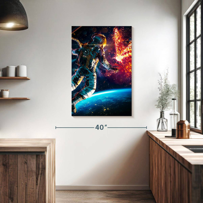 Kelan Astronaut Walk Fantasy, 39" H x 26" W