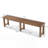 Farmhouse Brown Solid Wood Dining Bench