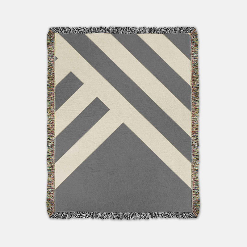 Grand Signet Throw, Charcoal