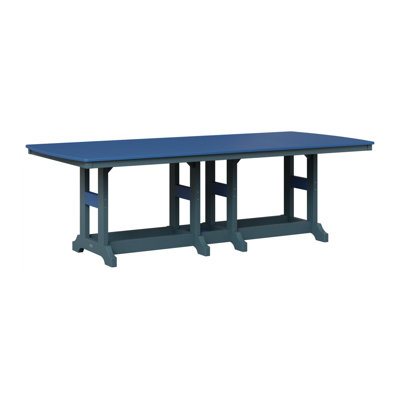 Table de salle à manger rectangulaire 96 po Berlin Gardens Garden Classic