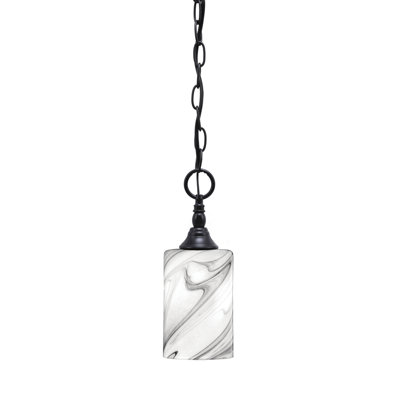 Chain Hung Mini Pendant With Glass