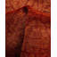 Tapis orange / rouge 2 pi 7 po x 17 pi 5 po Overyed One-of-a-Kind