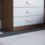 Arkadij 4 - Drawer High Gloss Chest of Drawers With Metal Runners, Modern Bedroom Storage Cabinet-1711917422