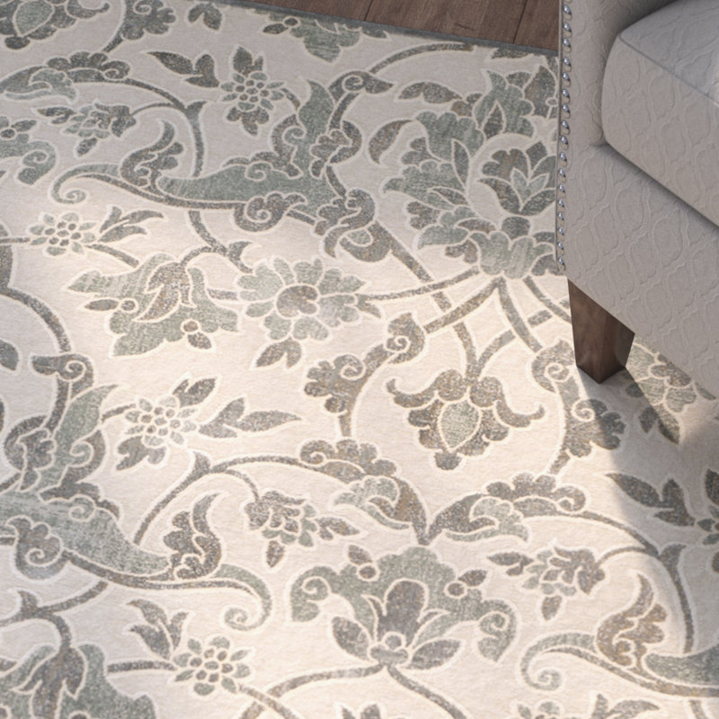 Patrick Performance Floral Rug, Rectangle 3'3" x 5'7"