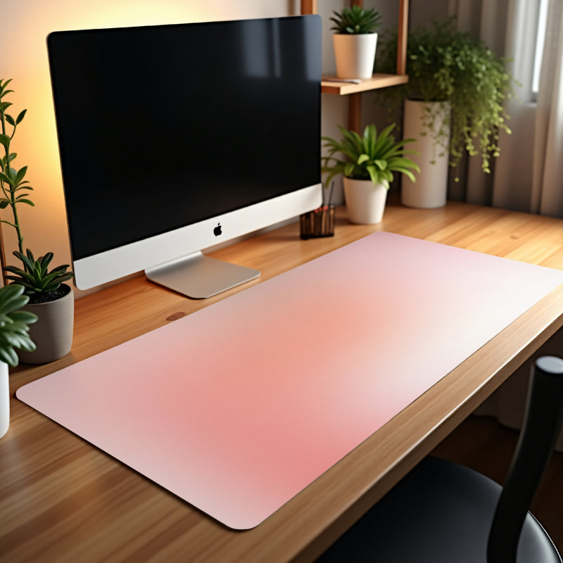 Polyester Desk Pad, 31.5x15.5