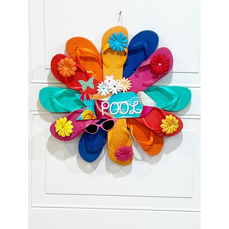 Summer Pool Wreath