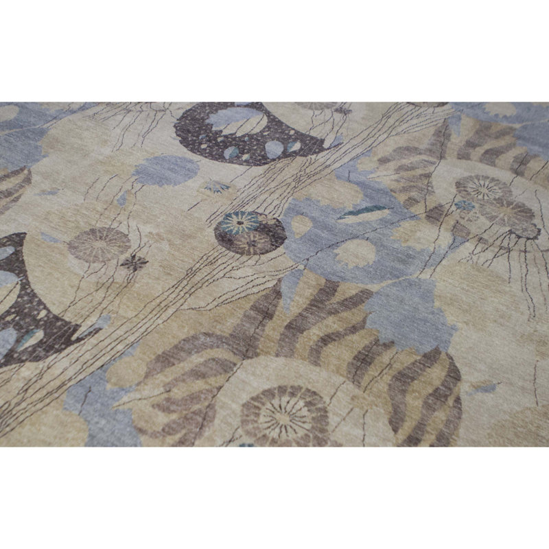 Brookhaven Abstract Area Rug in Ivory
