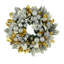 32" Holiday Wreath With Magnolia Leaf And Ornaments