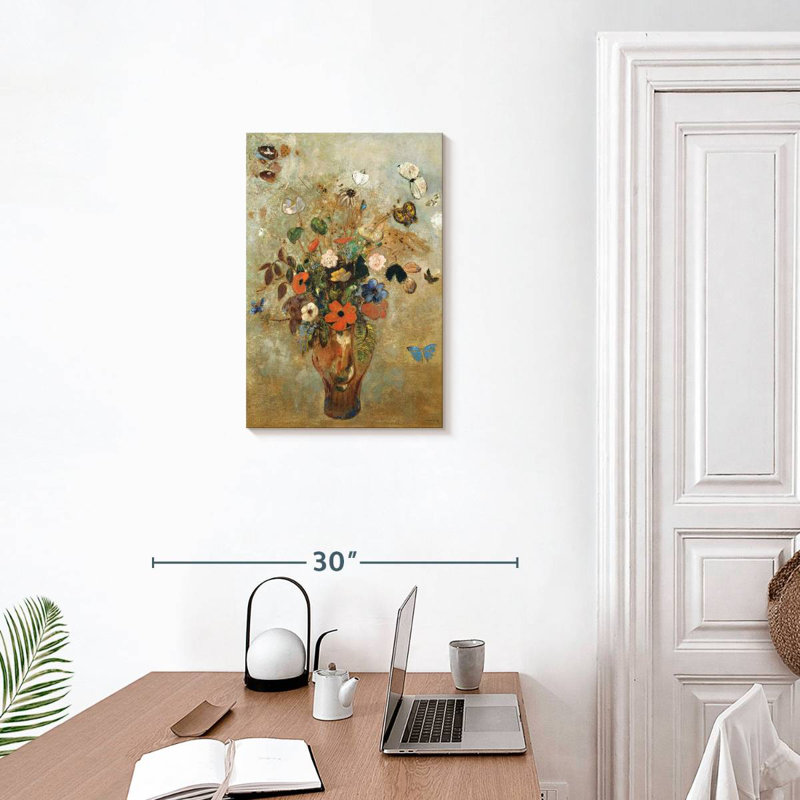 Harnek Nature morte aux fleurs 1905, H 24 po x l 16 po