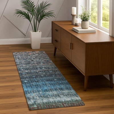 Machine Washable Indoor/Outdoor Chantille ACN2316 Stripes Rug