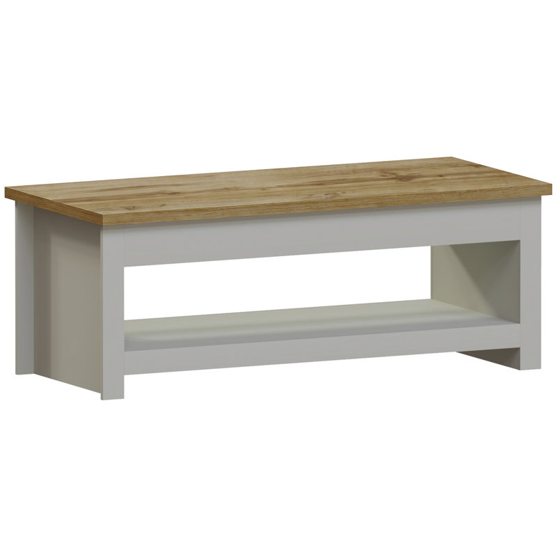 Beacsfield Sled Coffee Table with Storage, Grey